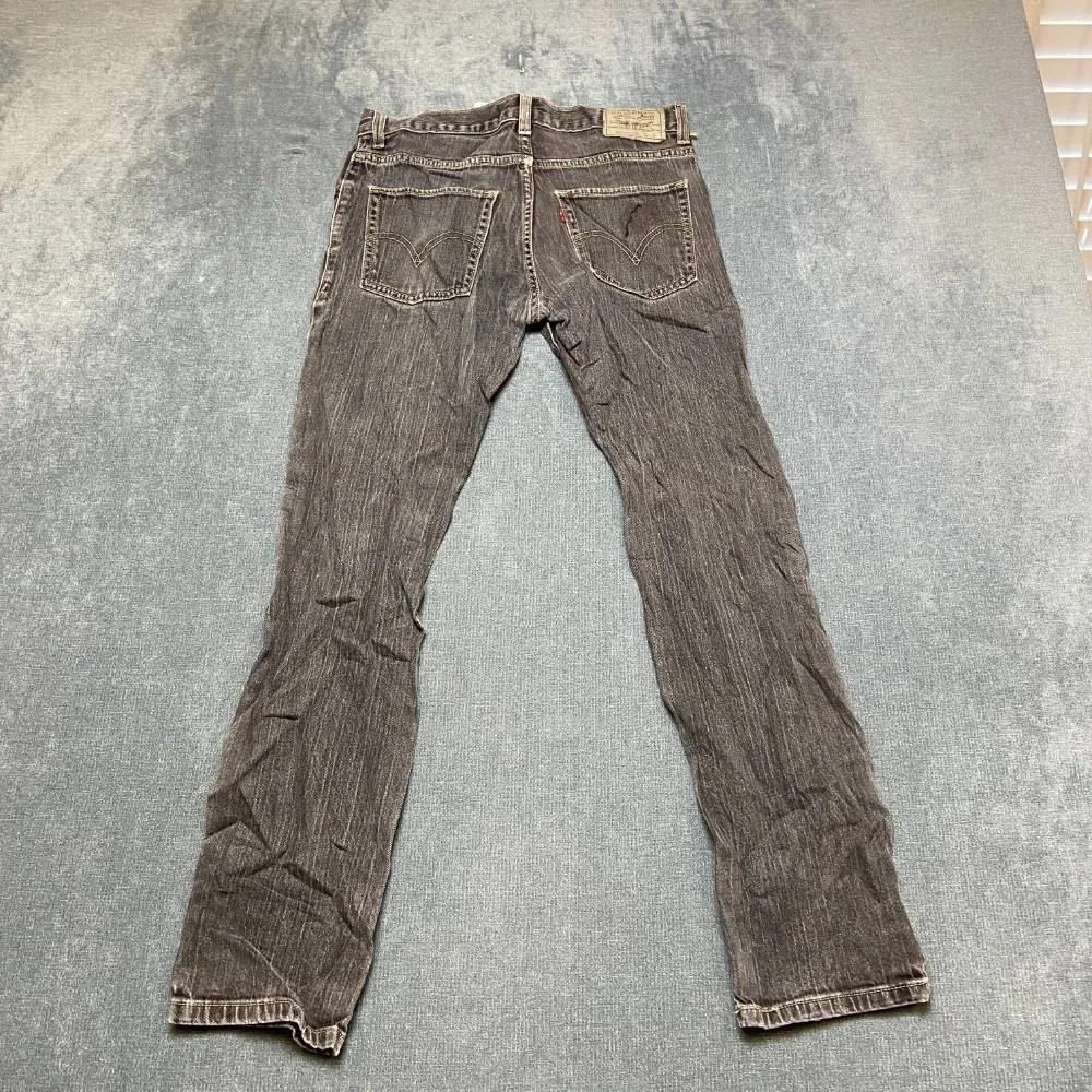 VTG Levi's 510 Jeans Boys 18 Reg 29x29 Gray Denim Cotton Stretch Super Skinny